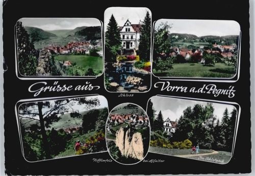 Vorra Schloss, Ritterfels, Schlosspark