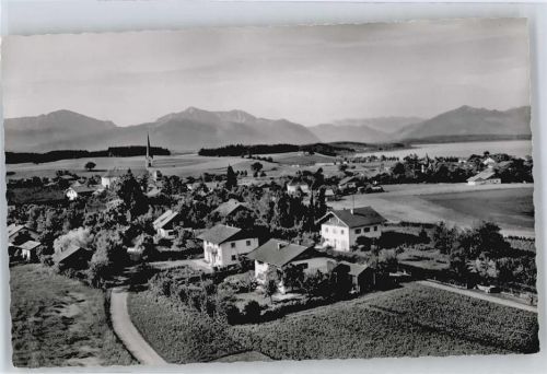 Chieming Berg Panorama Kirche