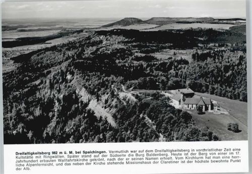 Spaichingen Dreifaltigkeitsberg , Fliegeraufnahme