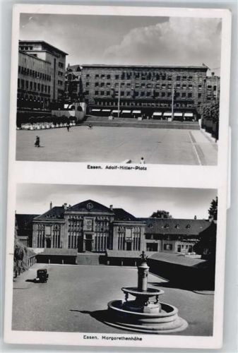 Essen Adolf Hitler Platz, Margarethenhöhe WK II