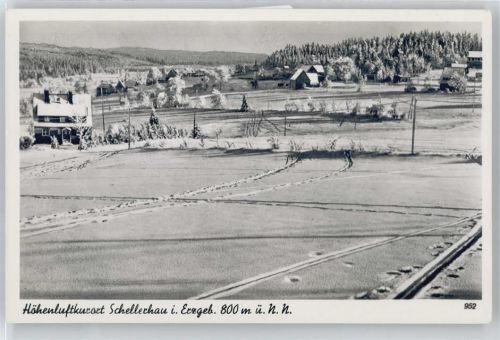 Schellerhau Winterbild, Ortsansicht