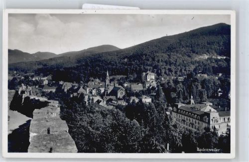 Badenweiler Luftaufnahme, Mauer