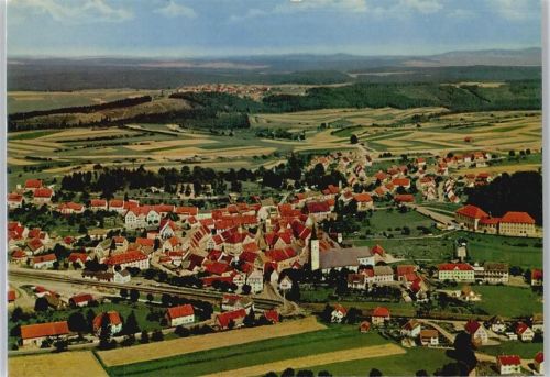 79843 W7827 Löffingen - Panorama Fliegeraufnahme