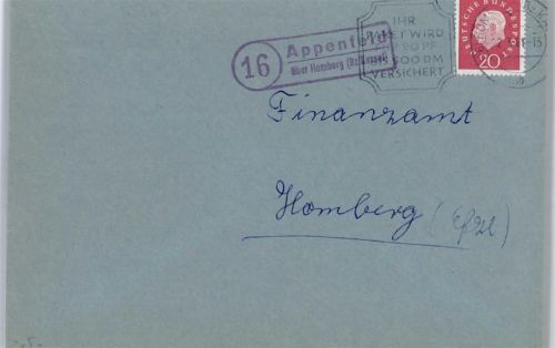 Appenfeld Landpoststempel
