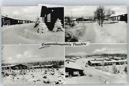 Daaden Truppenübungsplatz , Winter-Karte