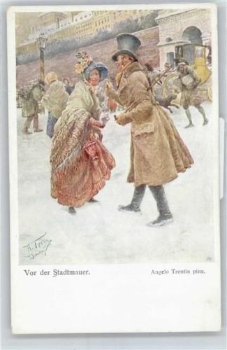A.Trentin , Vor der Stadtmauer