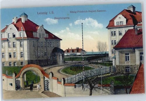 Leisnig König-Friedrich-August-Kaserne Haupteingang