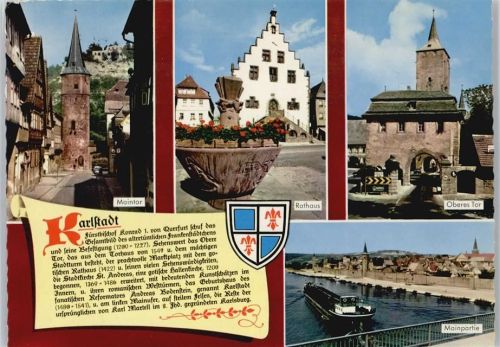 Karlstadt Rathaus Fluss Tor