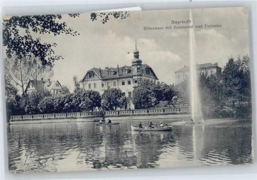 Bayreuth Röhrensee mit Restaurant