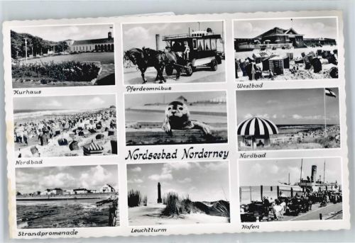 Norderney Panorama Hafen Schiff