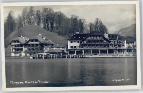83471 W8240 Königssee b Berchtesgaden - Hotel Schiffmeister, Fluss