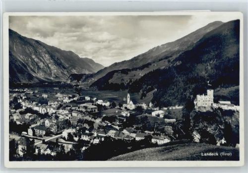 Landeck Panorama Berg Schloss