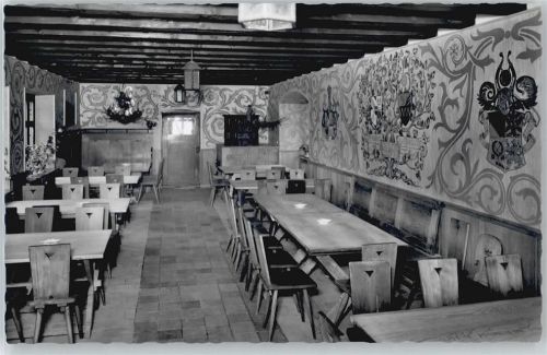 Weinheim Gaststätte Burgschänke W.S.C. Wachenburg