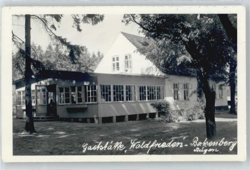 Bakenberg gaststätte Waldfrieden