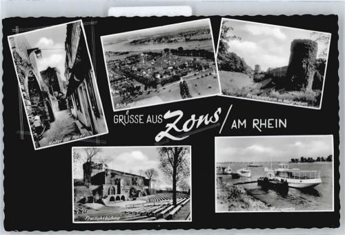 Zons Gesamtansicht, Freilichtbühne, Krotchenturm