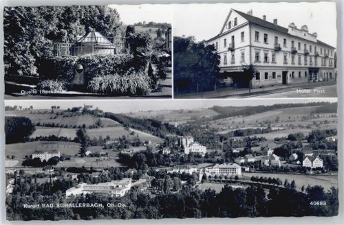 Bad Schallerbach Quelle, Hotel Post, Gesamtansicht