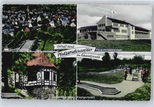 Pfalzgrafenweiler Minigolfplatz, Haus Hohenwaldach, Nördlinger Hütte, Fliegeraufnahme