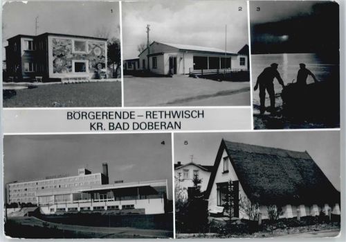 Börgerende Ferienheim des VEB Energiekombinat, Konsum-Verkaufsstelle, FDGB-Erholungheim Waterkant