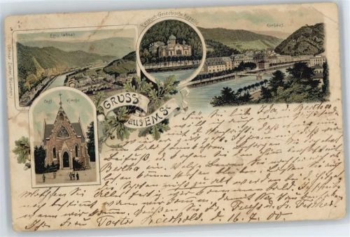 Bad Ems Kirche, Kurhaus, Griechisch-Russische Kapelle