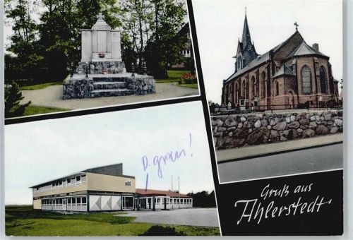 Ahlerstedt Schule , Kriegerdenkmal
