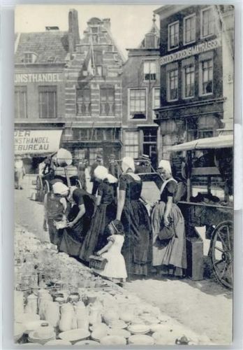 Middelburg Marktszene Tracht AK