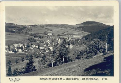 Geising Willy Kästner, Gesamtansicht mit Geisingberg