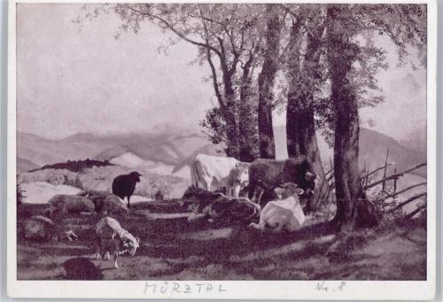 H.Frank , Mürztal , (postkartensammlung der Gemeinschaft Freude durch bildende Künste-Geschäftsstelle Österreich) AKU1