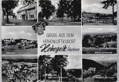 Hohegeiß Kirchstraße, Schwimmbad, Hotel Dicke Tanne