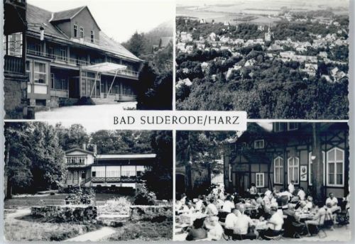 Bad Suderode Gesamtansicht, Kurhaus, Victor-Höth-Heim, Ausflugslokal Felsenkeller