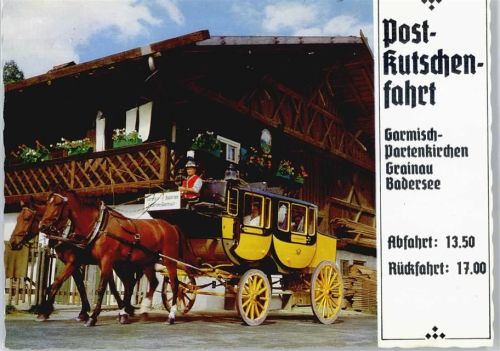 Garmisch-Partenkirchen Postkutsche