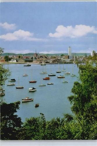 Eckernförde Teilansicht, Boote