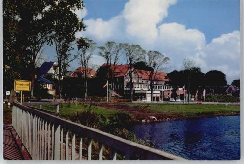 Schwabstedt Teilansicht, Ortsschild
