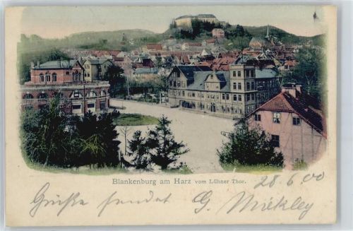 Blankenburg Blick vom Lühner Tor