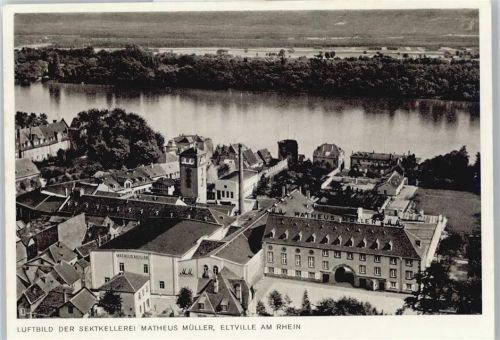 Eltville Panorama Fliegeraufnahme