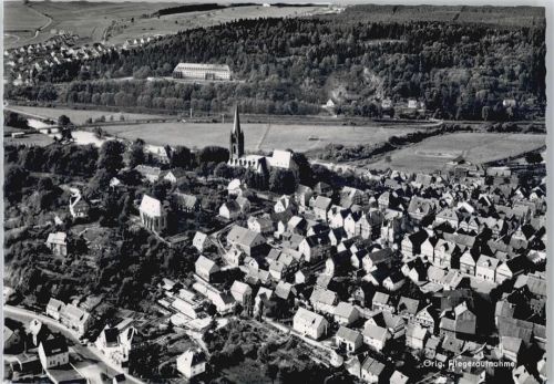 35066 W3558 Frankenberg (Eder) - Fliegeraufnahme