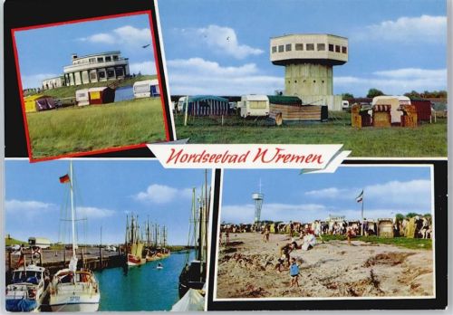 Wremen Strandhalle, Hafen, Strand