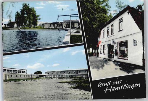 Hemslingen EDEKA Markt , Schwimmbad , Kinderspielplatz