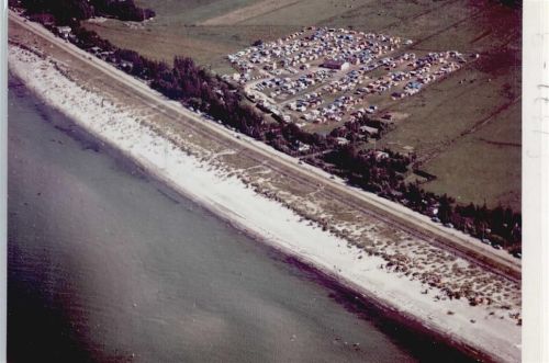 Schönbergerstrand Foto, Fliegeraufnahme, Campingplatz
