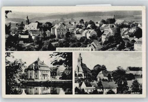Großolbersdorf Gesamtansicht, Kirche