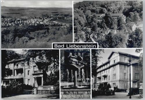 Bad Liebenstein Kurhaus, Kurheim Olga, Kurheim Bernhard, Brunnen