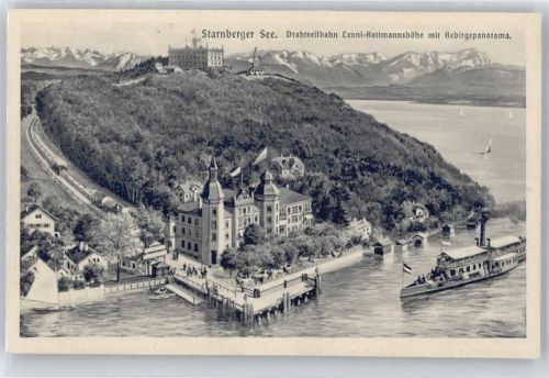 Starnberg Drahtseilbahn Leoni, Rottmannshöhe, Starnberger See
