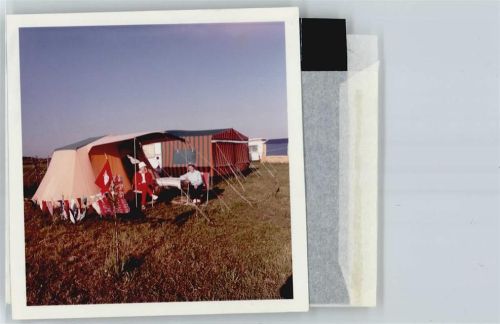 Warwerort Foto mit Negativ, Campingplatz Seeschwalbe