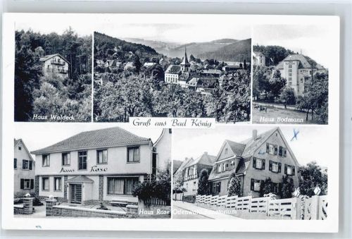 Bad König Haus Bodmann, Haus Waldeck, Haus Rose, Odenwald-Sanatorium
