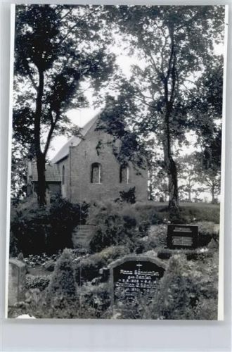 Maasbüll Foto mit Negativ, Kirche