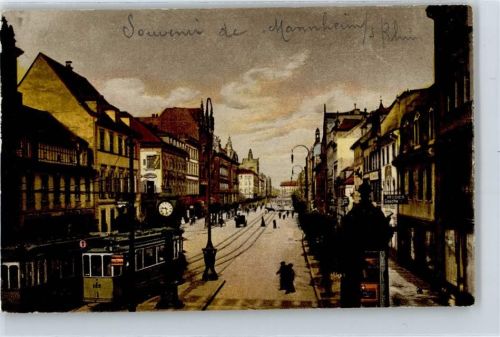 Mannheim Strohmarkt, Straßenbahn