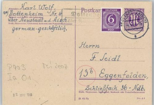 Neustadt Landpoststempel