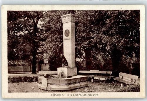 Güstrow John Brinckman Brunnen