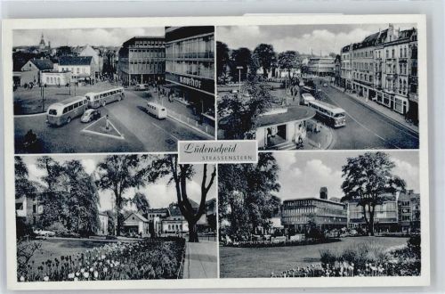 Lüdenscheid Kaufhof, Bus, Park, Strassenstern