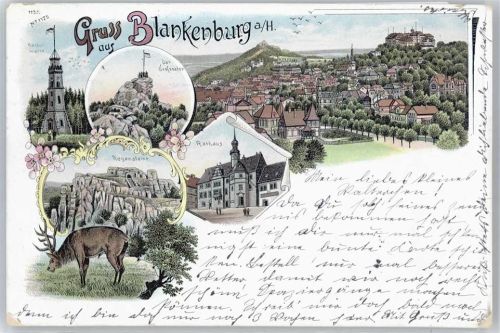 Blankenburg Kaiser-Warte, Der Großvater, Rathaus, Regensteine