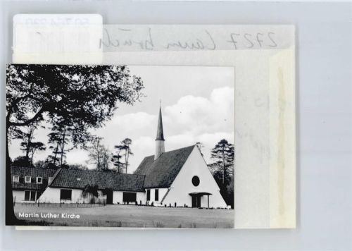 Lauenbrück Foto mit Negativ, Kirche
